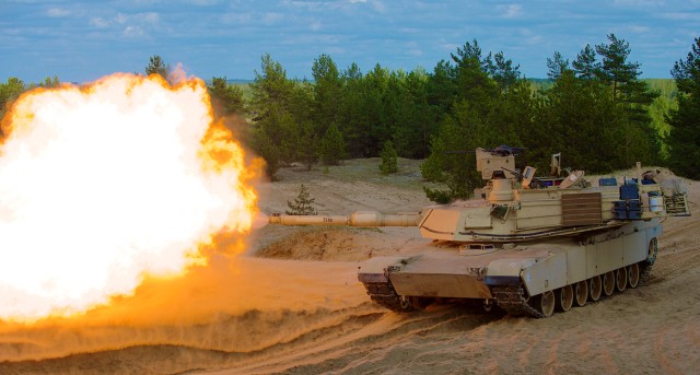 Fort Stewart Soldiers conduct tank gunnery in Latvia