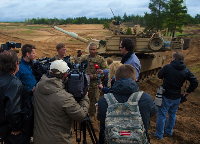 Fort Stewart Soldiers conduct tank gunnery in Latvia