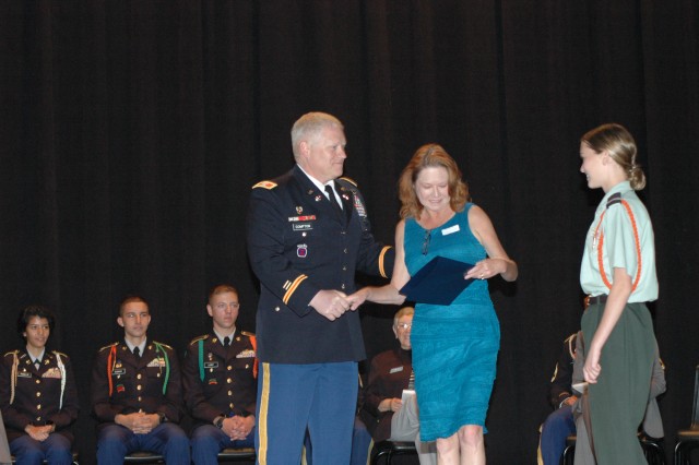 Buena High School cadets honored during JROTC change of command