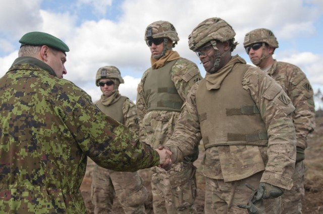 First US M1 Abram tank round fired in Estonia
