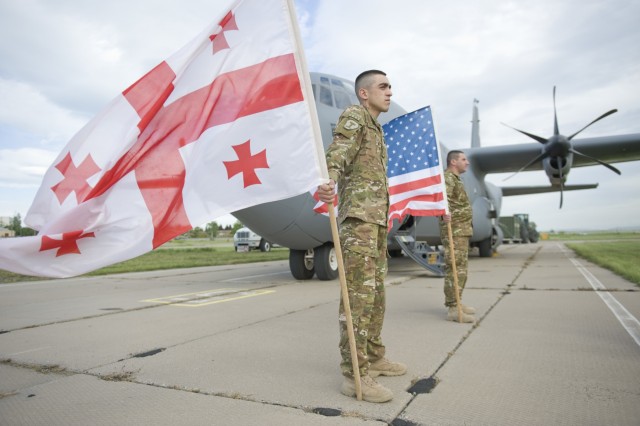 173rd Airborne arrives in Georgia for Exercise Noble Partner