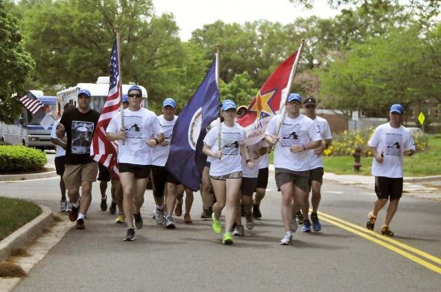 Final miles of remembrance run held on JBM-HH, ANC