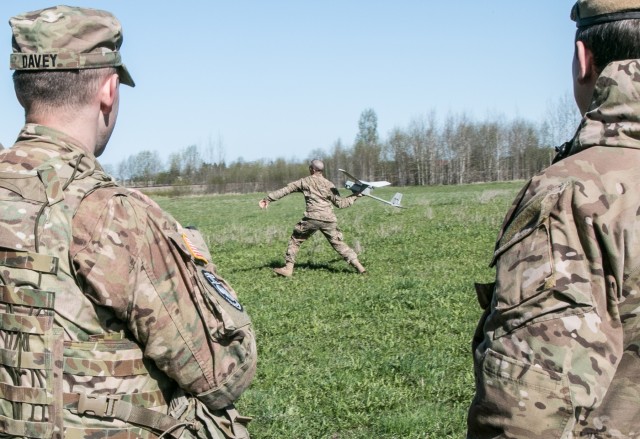 US troops demonstrate UAV's capabilities in Estonia