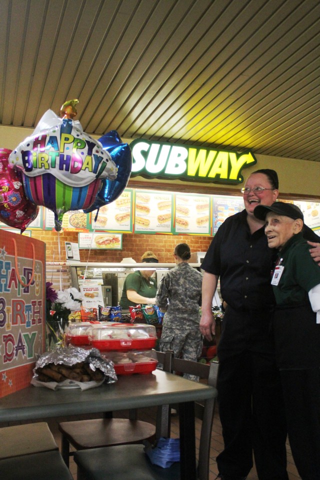 At 94, Grandmother Stays on Duty for Soldiers and Airmen