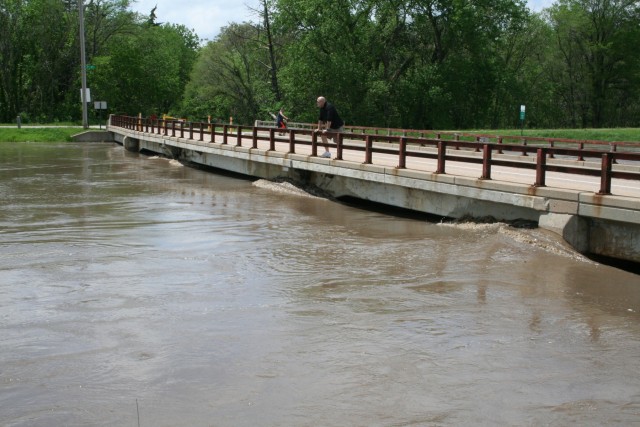 Salt Creek flooding