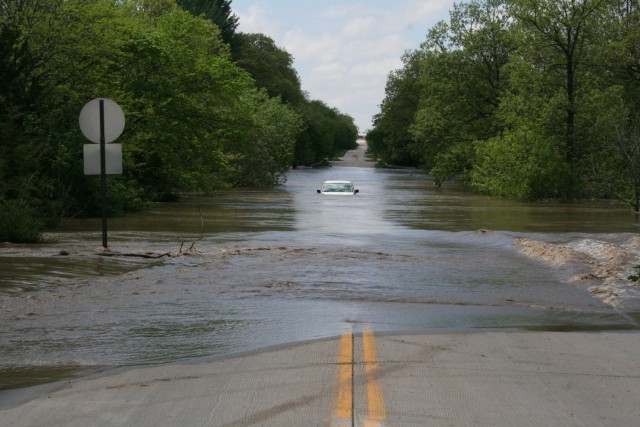 Salt Creek flooding