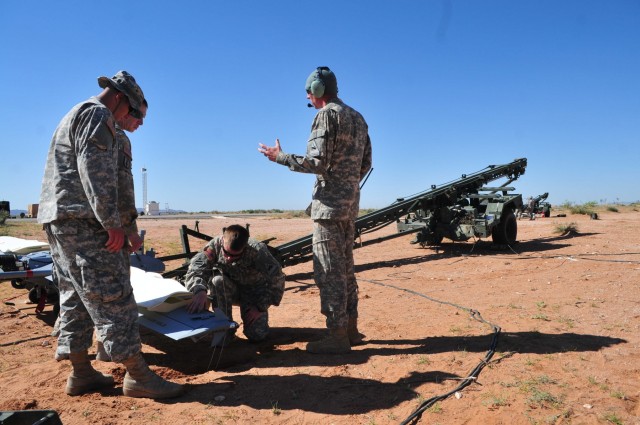 Combat Aviation Brigade Soldiers master control of drones during test flights