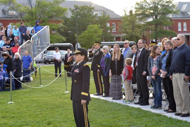 Army's lead lawyer hosts Twilight Tattoo