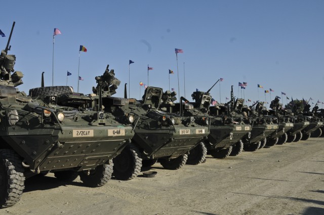 Cavalry March to Cincu Training Center, May 13, 2015