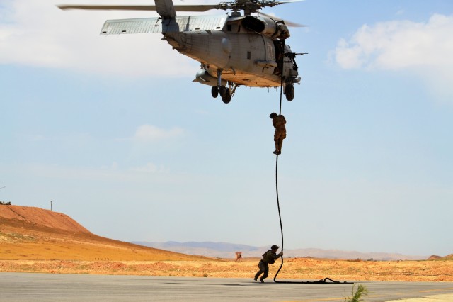 Green Berets conduct FRIES training druring Exercise Eager Lion