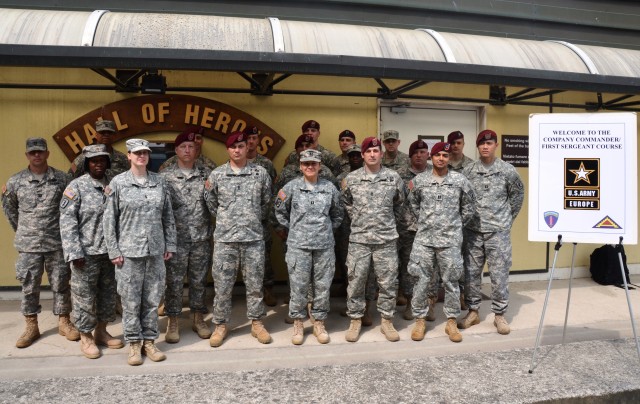 USAG Vicenza Company Commander-First Sergeant course