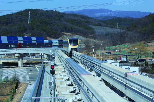 New monorail system provides amazing view of Daegu landscape