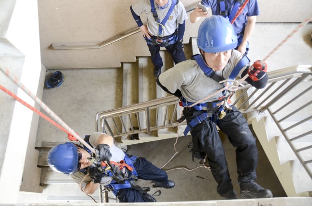 What's the Angle? Yongsan rescue training reaches new heights