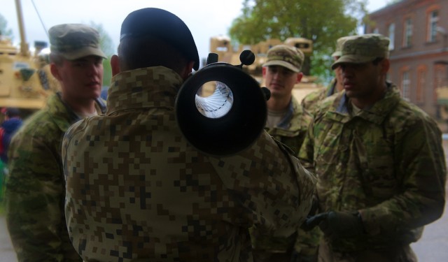 Soldiers Celebrate Gauja Day in Latvia