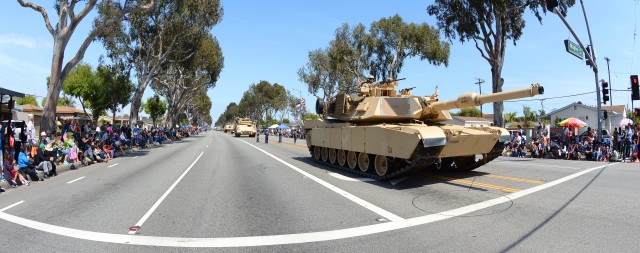 M1 Abrams main battle tank in 56th Annual Torrance Armed Forces Day Parade