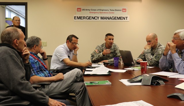 Severe weather incident management team meeting