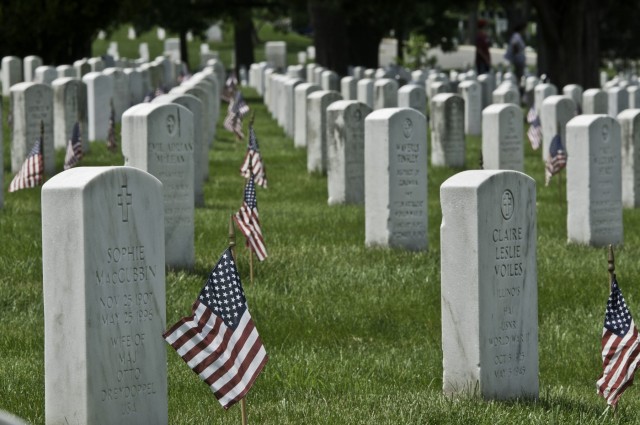 Flags In: Old Guard prepares for Memorial Day tradition
