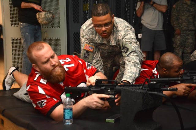 Falcons land at Fort Gordon