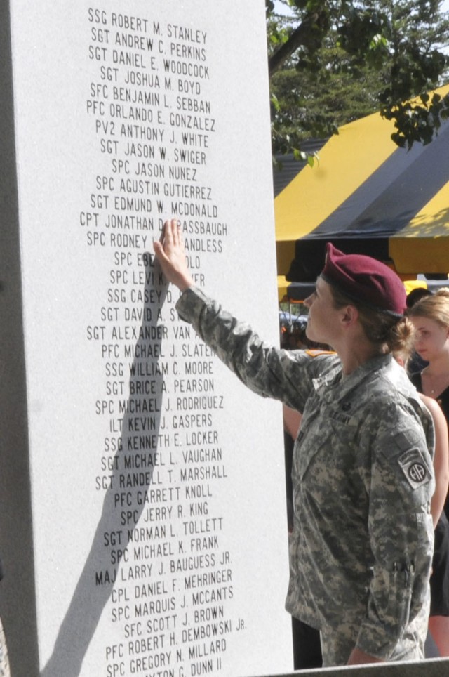 Gold Star family member remembers husband by helping others