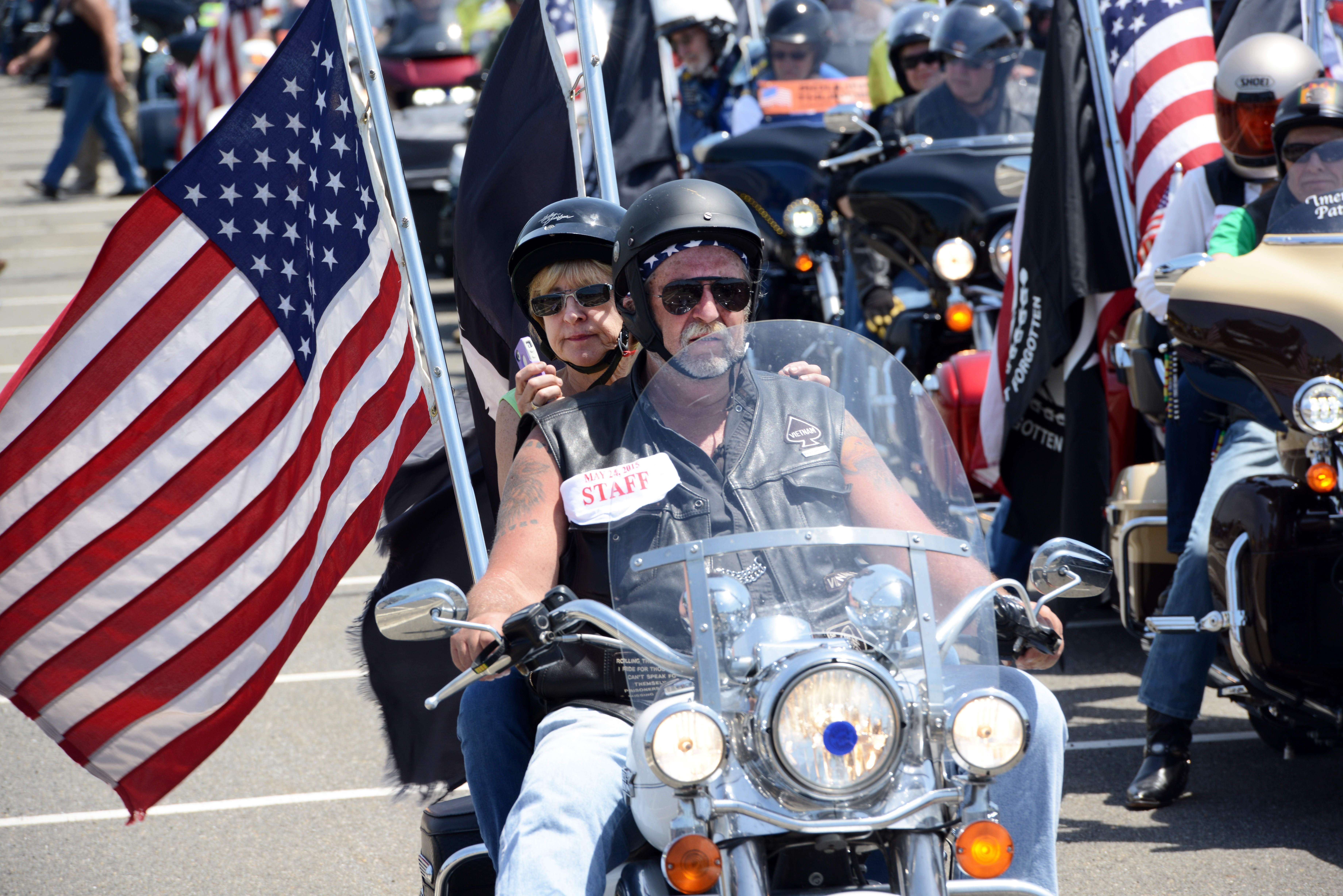 Sun hat Soldier Motorcycle Flag Memorial Day is for thems Black