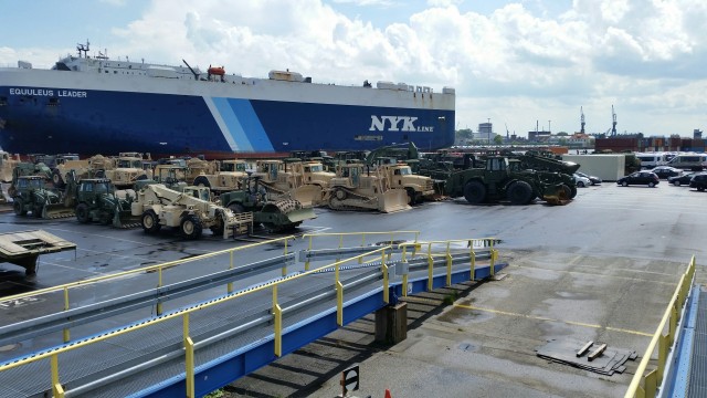 Port ops in Bremerhaven