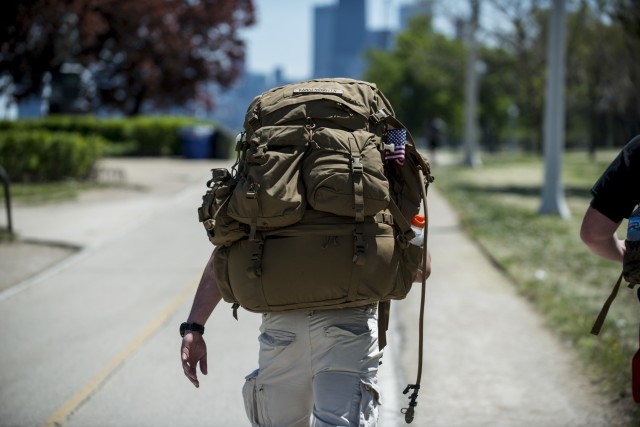 Chicago ruck march held in honor of struggling veterans