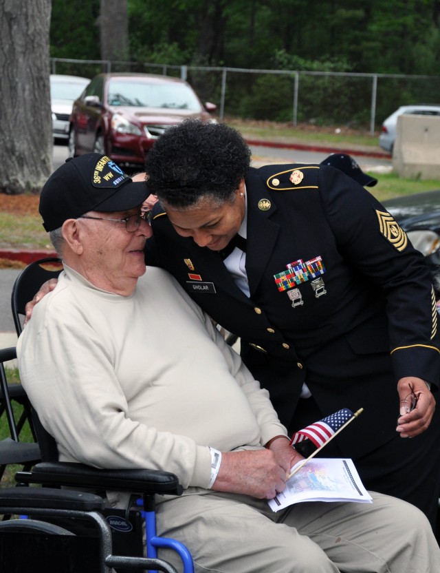 Natick Soldier speak on Memorial Day