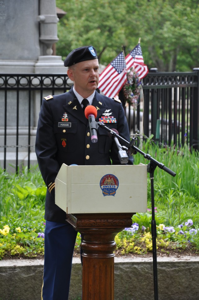 Natick Soldiers speak on Memorial Day