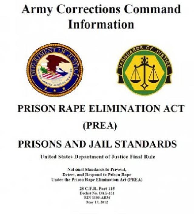 Army Corrections Command PREA