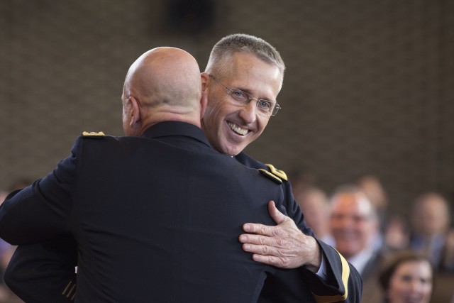 Hurley installed as new Army Chief of Chaplains, pins on two stars