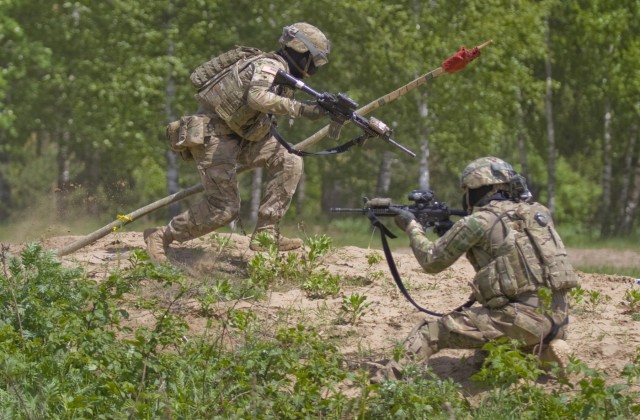 Team Eagle participate in force on force competition