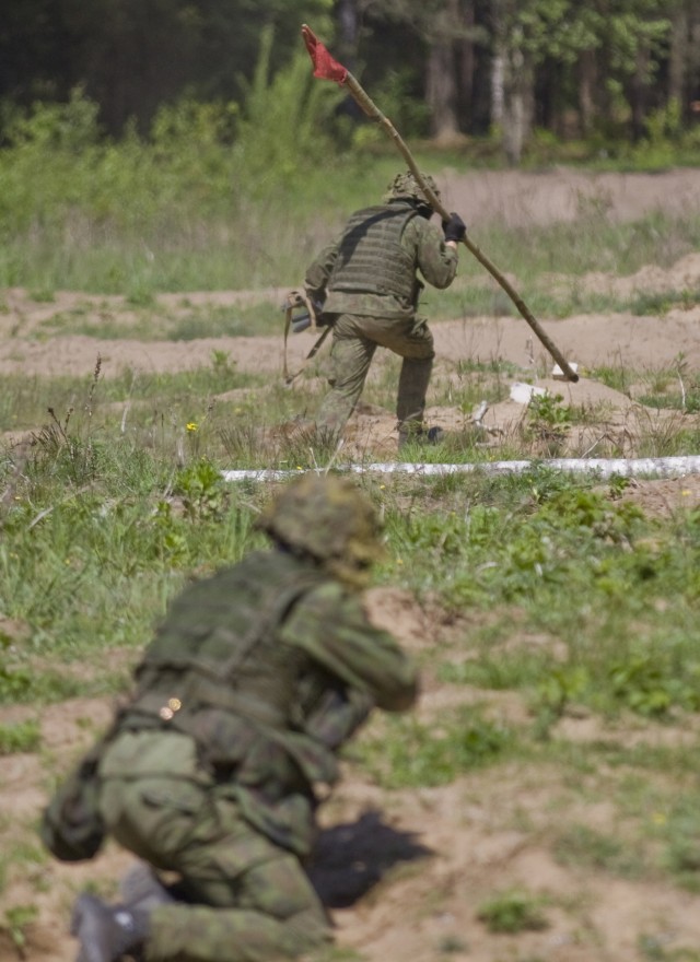 Team Eagle participate in force on force competition