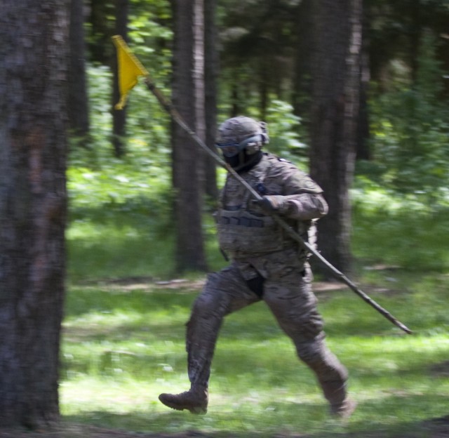 Team Eagle participate in force on force competition