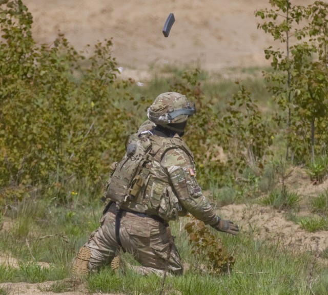 Team Eagle participate in force on force competition