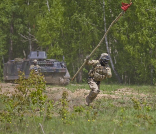 Team Eagle participate in force on force competition
