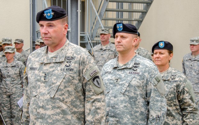 Army Europe welcomes new deputy commanding general and command sergeant major