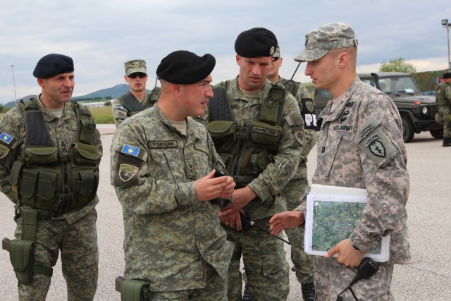 U.S. military, Kosovo security force conduct humanitarian assistance training mission