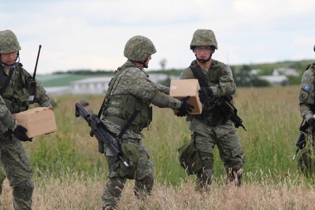 U.S. military, Kosovo security force conduct humanitarian assistance training mission