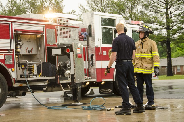 Fort Campbell firefighters train, protect community