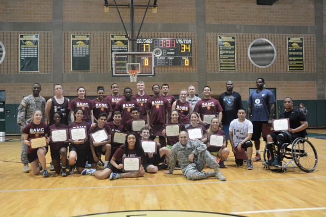 Cole students with warriors