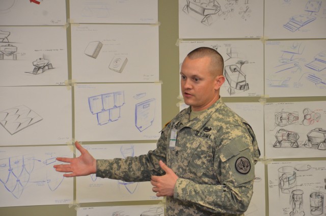 Soldiers and college transportation design students collaborate on future vehicles