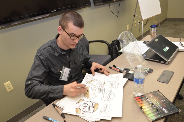 CCS students assist Army Warfighters envision future concept vehicles