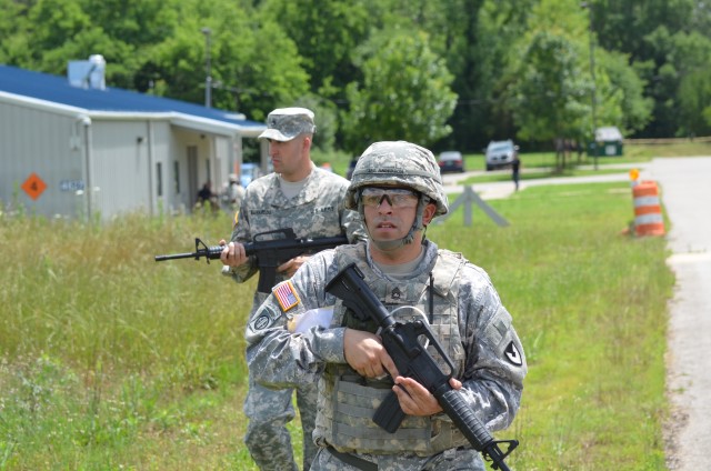 Warrior Task Battle Drills at Army Contracting Command Best Warrior Competition