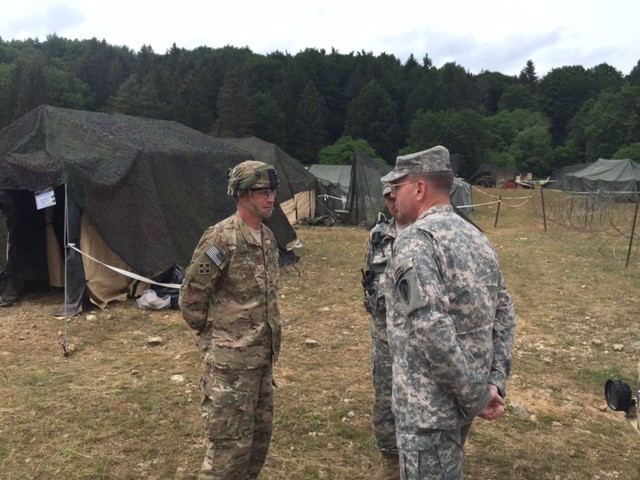 Army Europe commander visits Combined Resolve IV