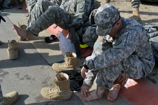 'Thunder' Squadron troopers build camaraderie, morale through 25-mile ruck march