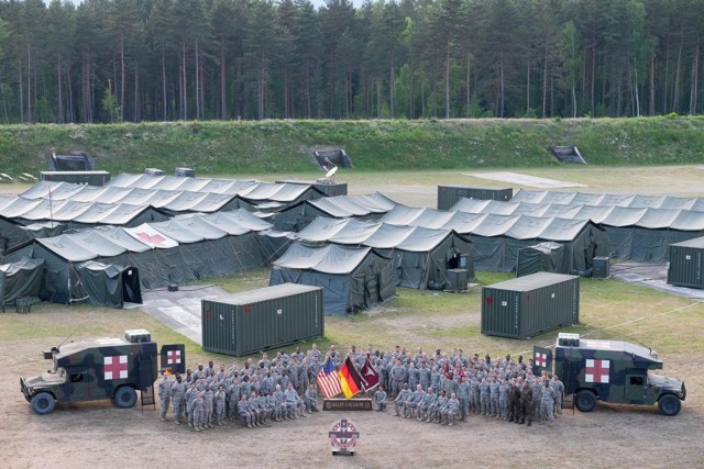 212th CSH at Grafenwoehr, Germany