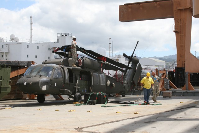 599th discharges Pathways cargo after five months of travel