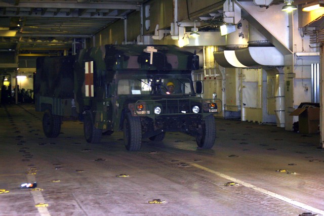 599th discharges Pathways cargo after five months of travel