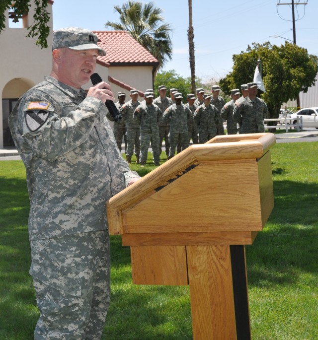 Fort Irwin HHC Commander Cpt. James