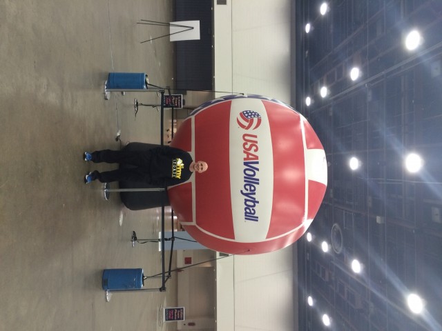 USAHC-SB Officer on the U.S. All Army Mens Volleyball Team